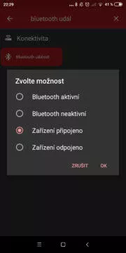 Automatizovat hotspot v autě - bluetooth připojen