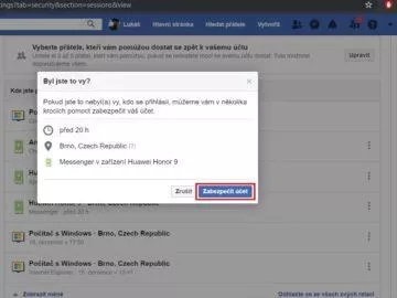 Facebook - jak zabezpečit účet