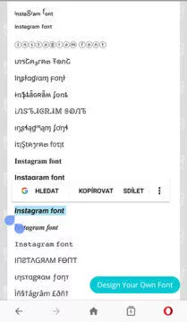 font pro instagram bio online