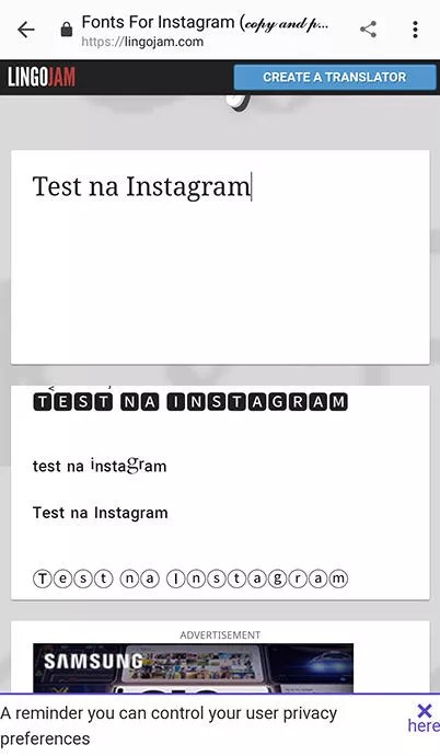 Lingojam Fonts For Instagram Lingojam 2020 03 04 - roblox fonts to copy