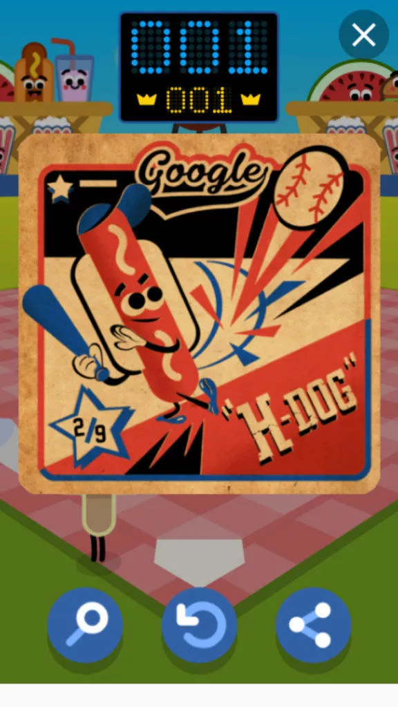google doodle baseball