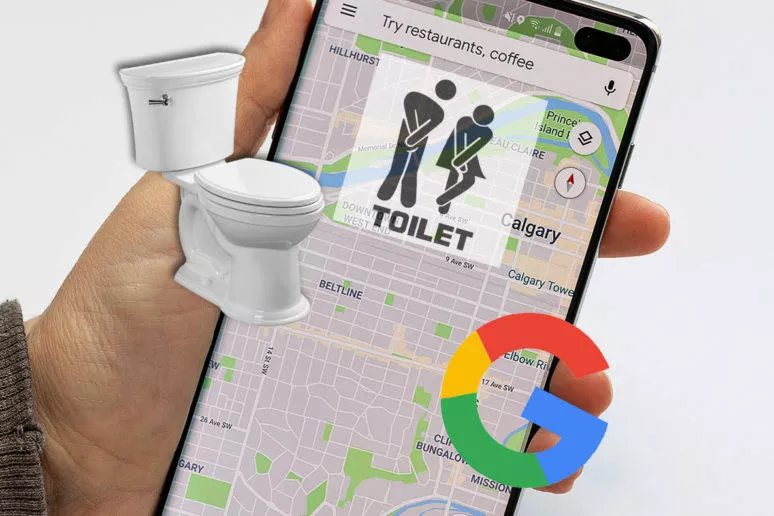 Veřejné toalety a Google Mapy Veřejné toalety a Google Mapy