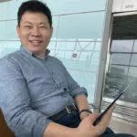 huawei ceo caught using foldable mate x in airport