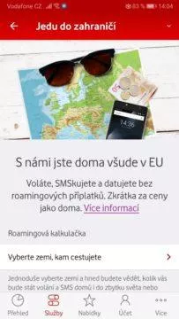 Jak nastavit roaming - Vodafone