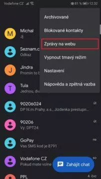 Jak posílat SMS zprávy přes Google