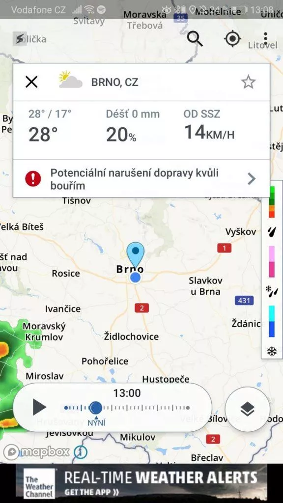 Kde je bouřka