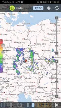 Kde prší - meteo radar