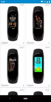 MiBand4 - neotřelé ciferníky pro Mi Band 4