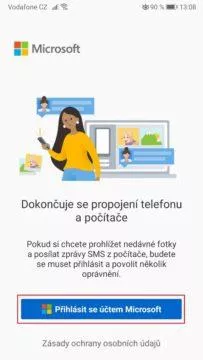 Microsoft - posílání SMS zpráv z počítače