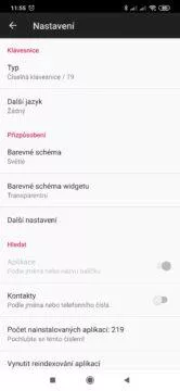 Nastavení AppDialer Pro