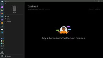 notifikace z telefonu pc android windows 10 plocha pro oznameni