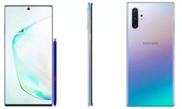 samsung galaxy note 10 plus stribrna barva