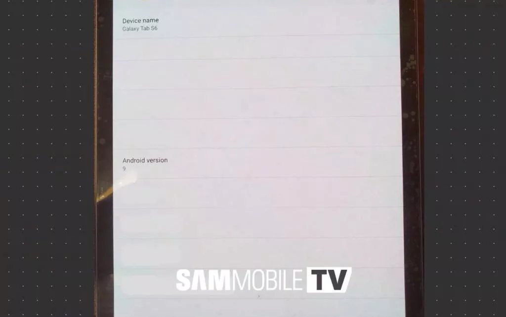 samsung galaxy tab s6 displej