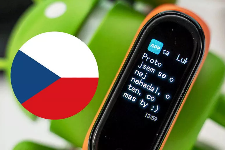 Xiaomi Mi Band 4 česká diakritika Xiaomi Mi Band 4 česká diakritika