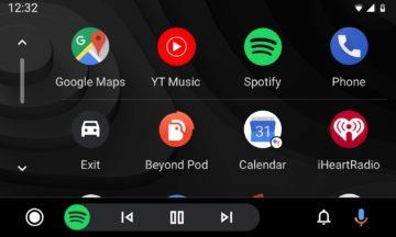 Android Auto - aktualizace - tmavý režim