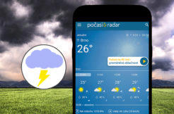 Aplikace Počasí & Radar bourky