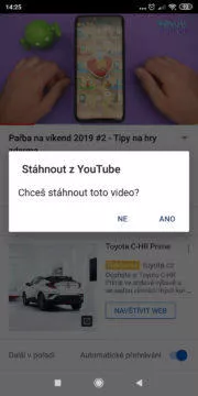 Automatizovaně stáhnout z YouTube