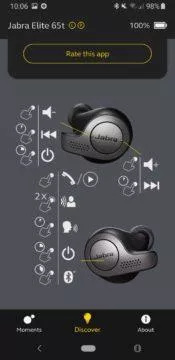 Jabra Sound+ ovládání