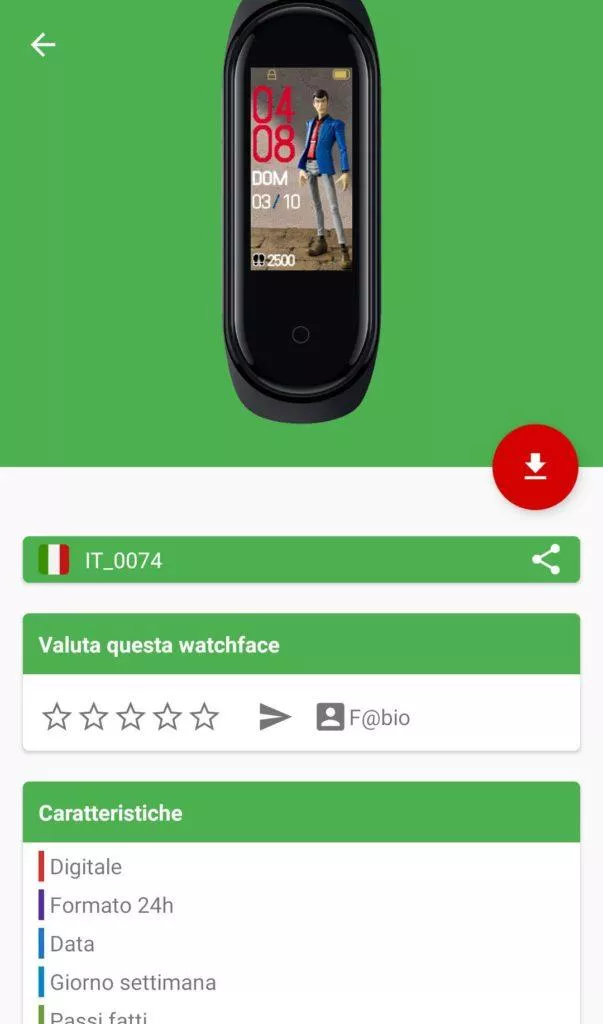 Mi Band 4 WatchFaces - ciferníky pro Mi Band 4