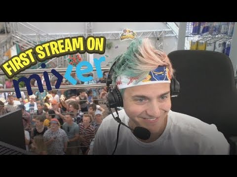 Ninja's First Fortnite Win On Mixer After He Left Twitch