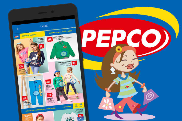 PEPCO má novou mobilní aplikaci. Nabízí letáky i mapu prodejen