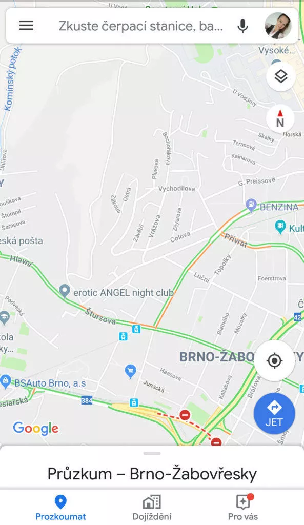 rychlé přepínání účtu google