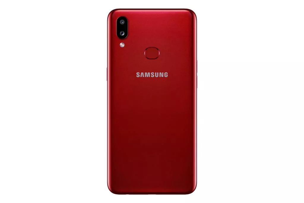 Samsung Galaxy A10s cervena