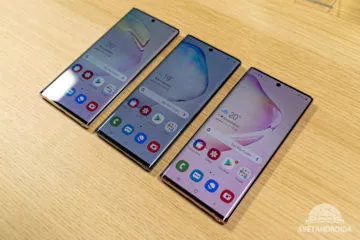 Samsung Galaxy Note10 přední strana