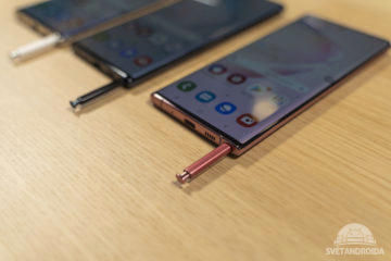 Samsung Galaxy Note10 přední strana