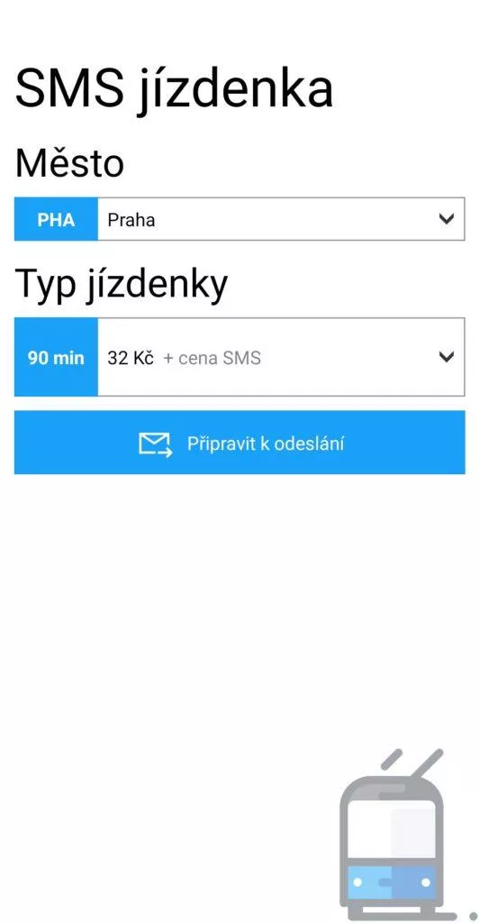 SMS Jízdenka - kupte si lístek