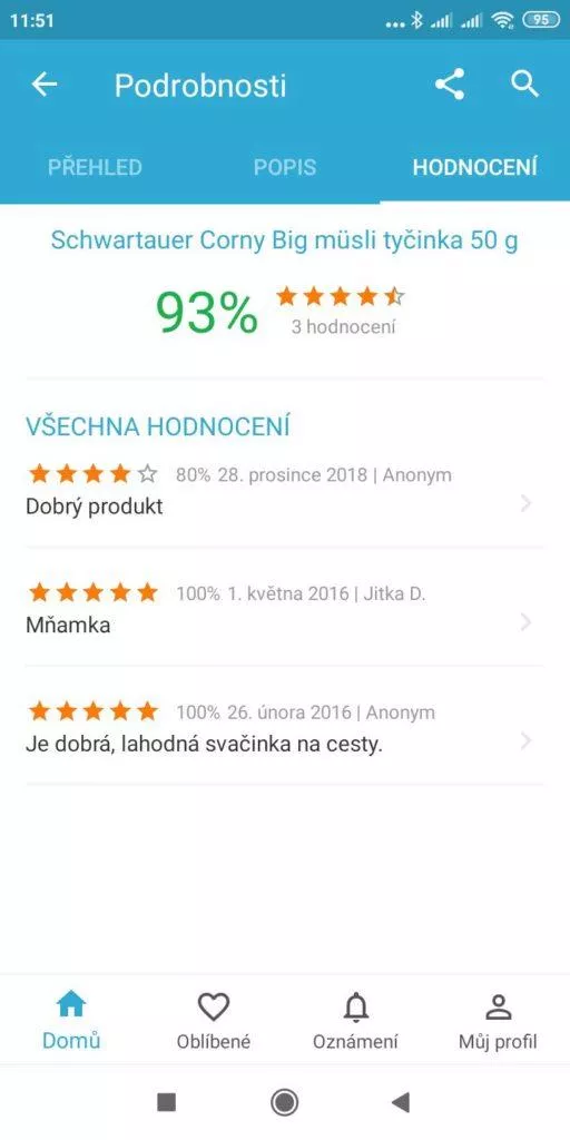 Uživatelské recenze na Heureka