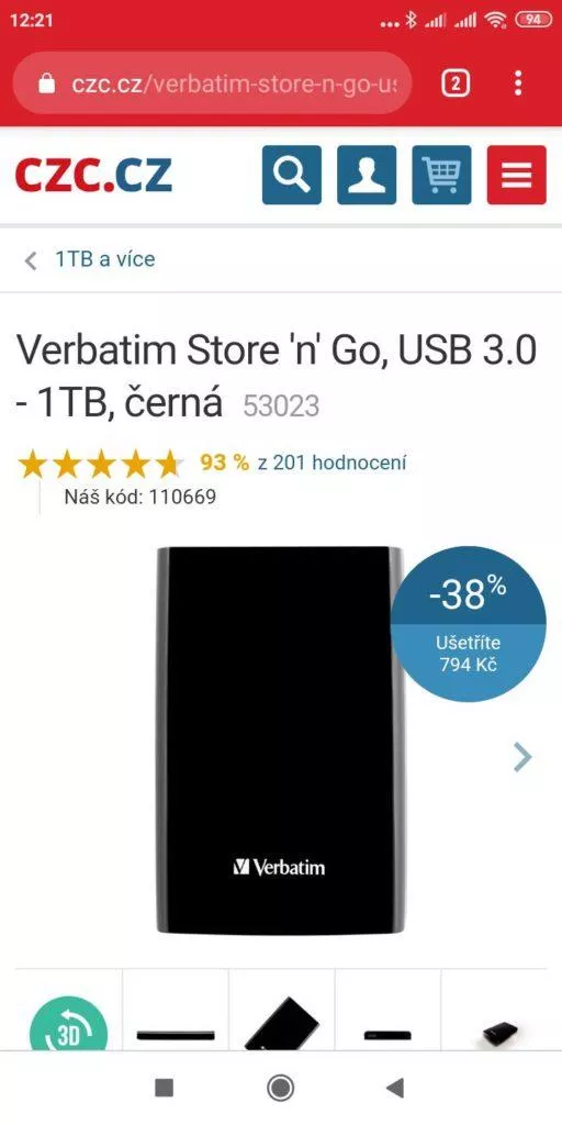 Zboží koupíte v e-shopu