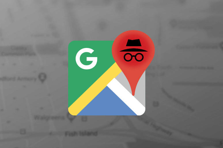 google mapy anonymní režim