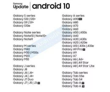 android 10 samsung galaxy android 10 samsung galaxy