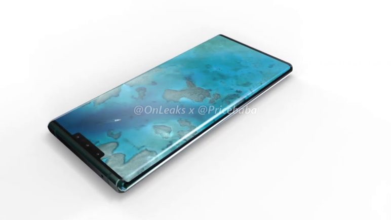 Huawei Mate 30 Pro 360 renders: waterfall display, no physical volume buttons [EXCLUSIVE]