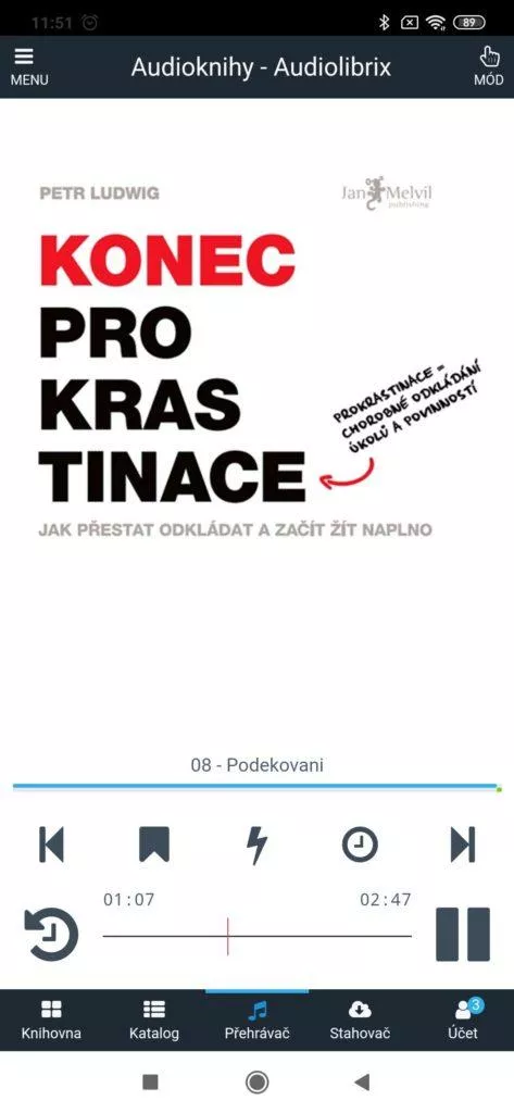 Přehrávač audiknih