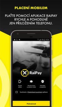 RaiPay - bezkontaktní platby