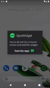 SpotWidget - widget pro Spotify