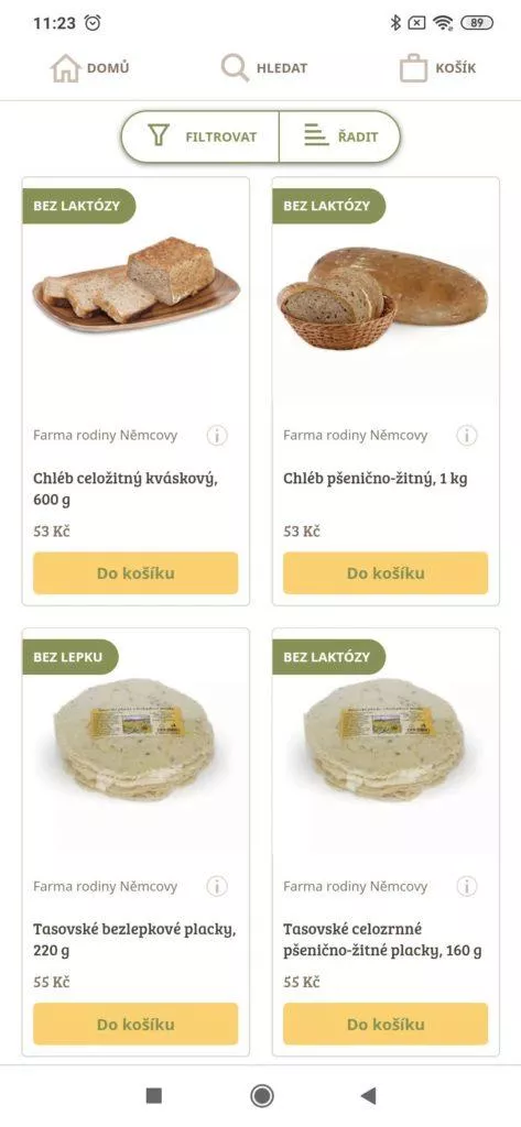 Výběr pečiva na Scuk.cz