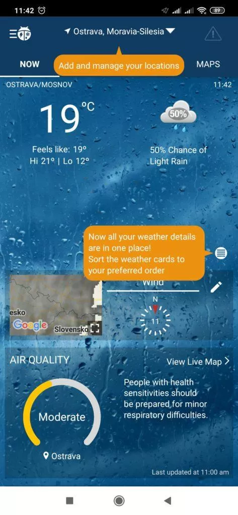 Weather by WeatherBug