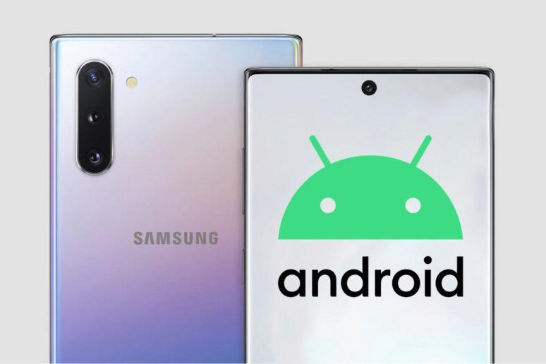 Android 10 pro Samsung Note10