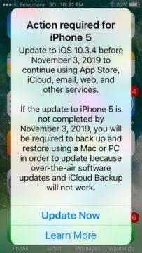 apple iphone aktualizace 4s 5