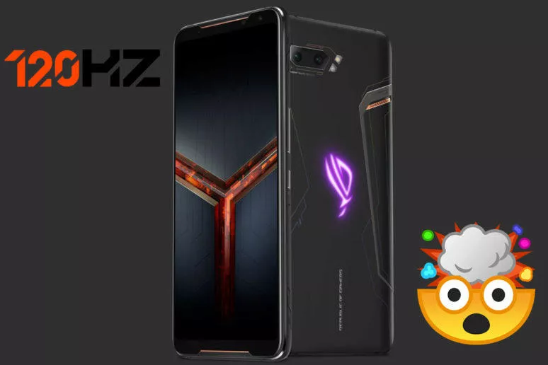 asus rog phone ii 120 hz hry