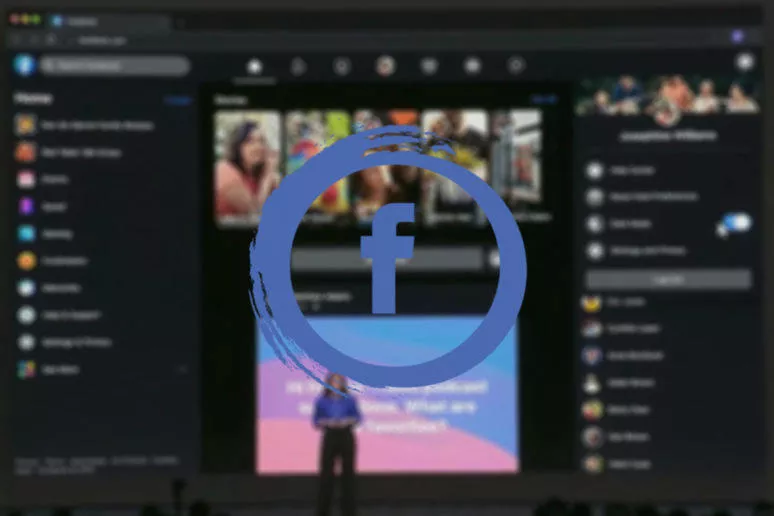 facebook nové prostředí web tmavý režim facebook nové prostředí web tmavý režim