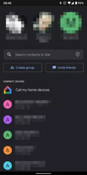 google duo dark mode