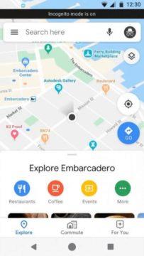 google mapy soukromí