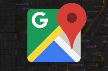 google mapy tmavý režim