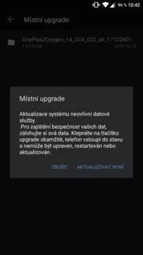 instalace betaverze andoid oneplus screen potvrzeni