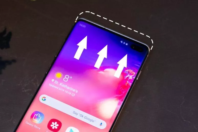 Samsung Galaxy S11 displej 20:9 Samsung Galaxy S11 displej 20:9