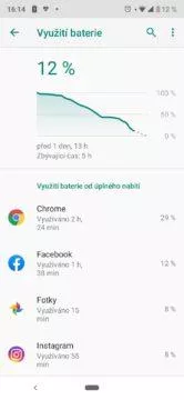 xiaomi mi a3 baterie graf